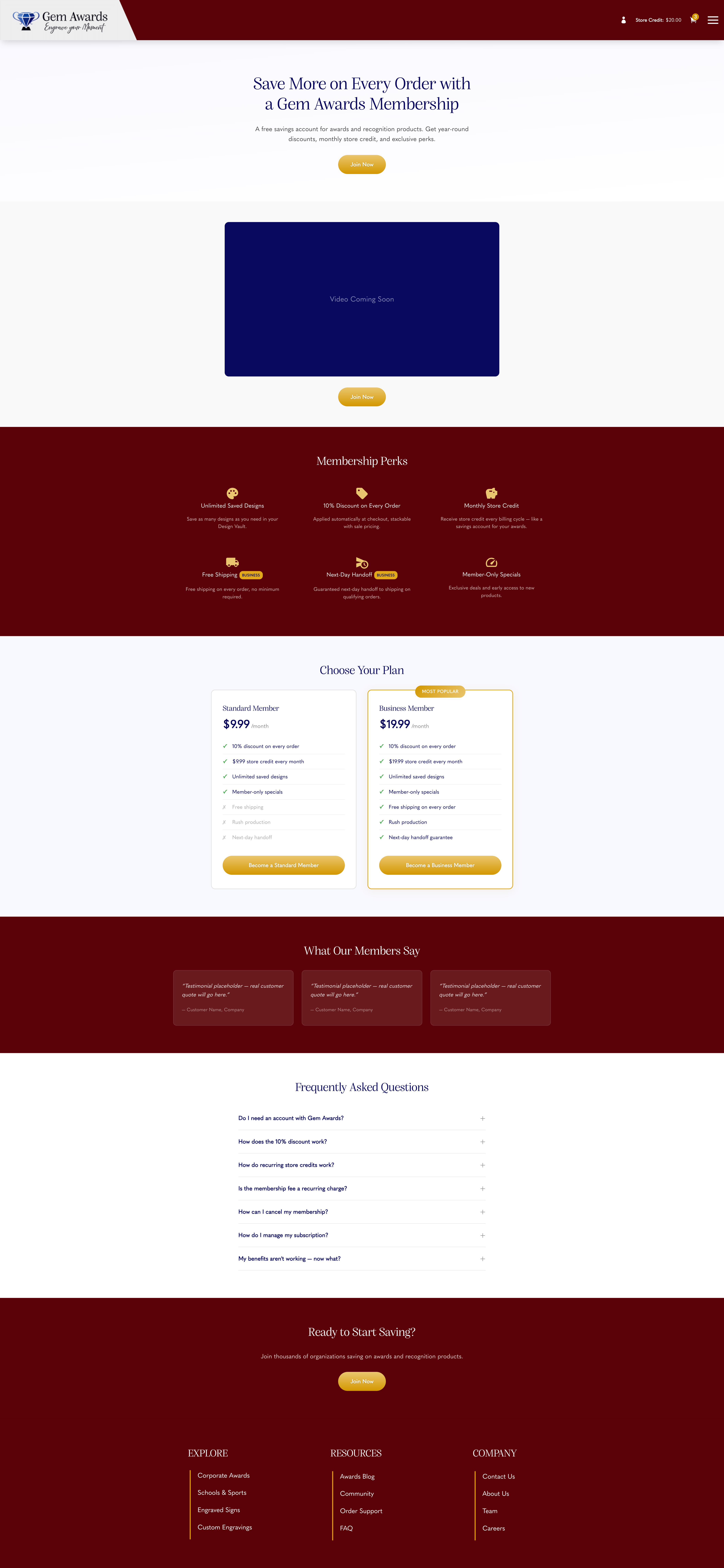 Membership & Loyalty System