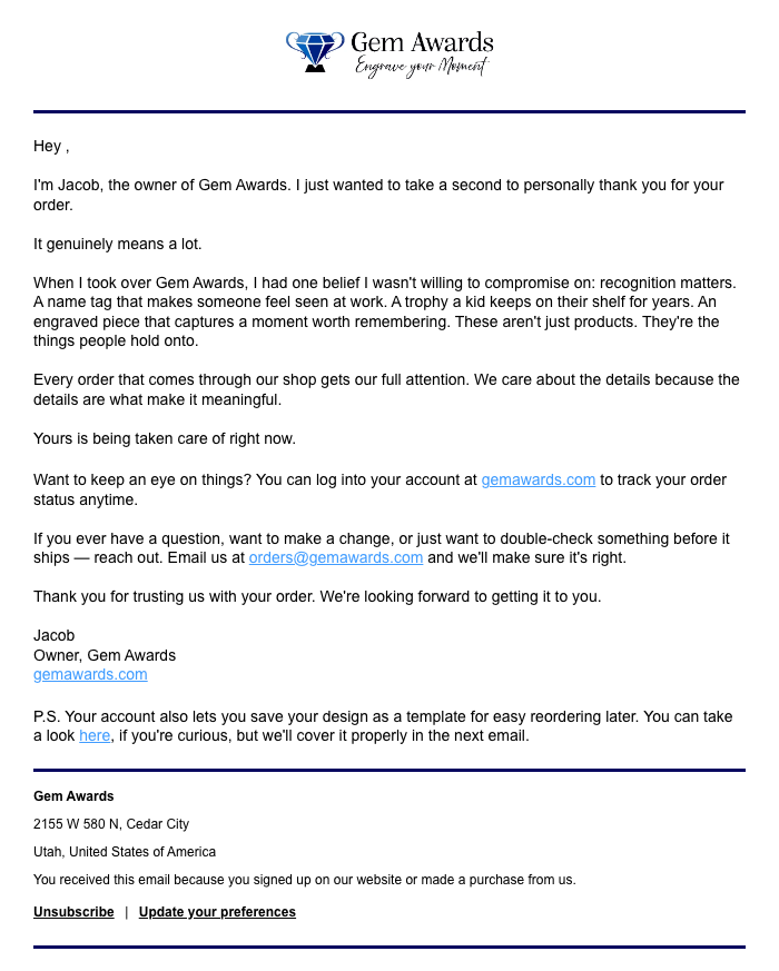 Jacob letter
