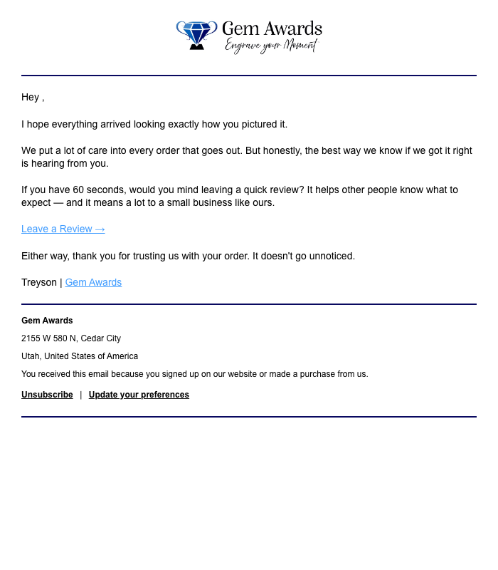 Review Request